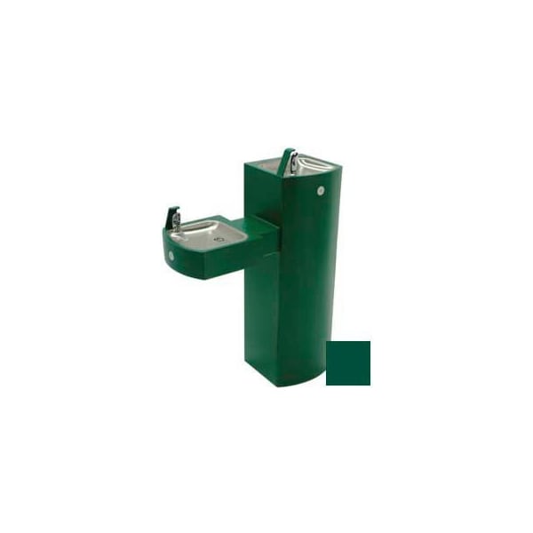 Acorn Controls Murdock Barrier Free, Bi-Level Pedestal Fountain, Lead Free Stainless Steel Bubblers, Green GSM55 - main